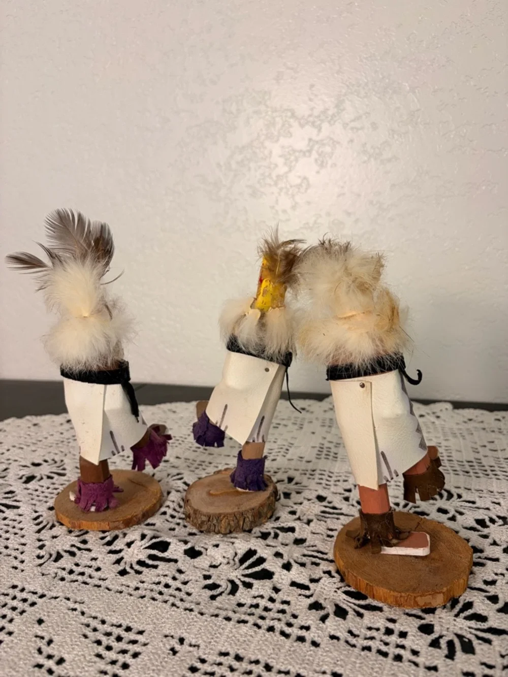 🪶✨ Vintage 3-Piece Hopi Kachina Doll Set – Hand Painted Wood ✨🪶 - Picture 8 of 11
